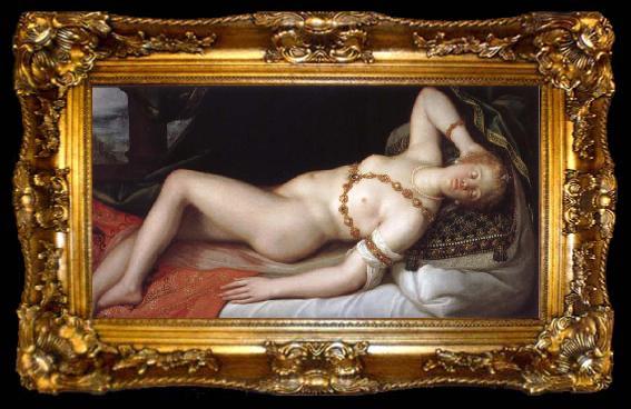 framed  Dirck de Quade van Ravesteyn Venus in repose, ta009-2